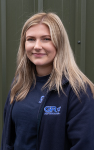 Rhona Hunter, customer sales and parts assistant of GR Autocare garage in North Berwick.