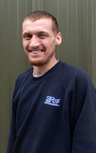 Martin Glendinning, technician at GR Autocare garage in North Berwick.